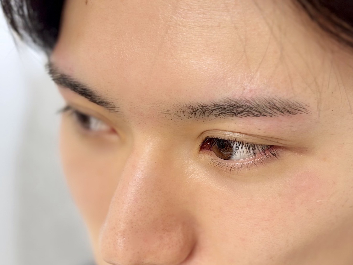 眉毛仕上がり